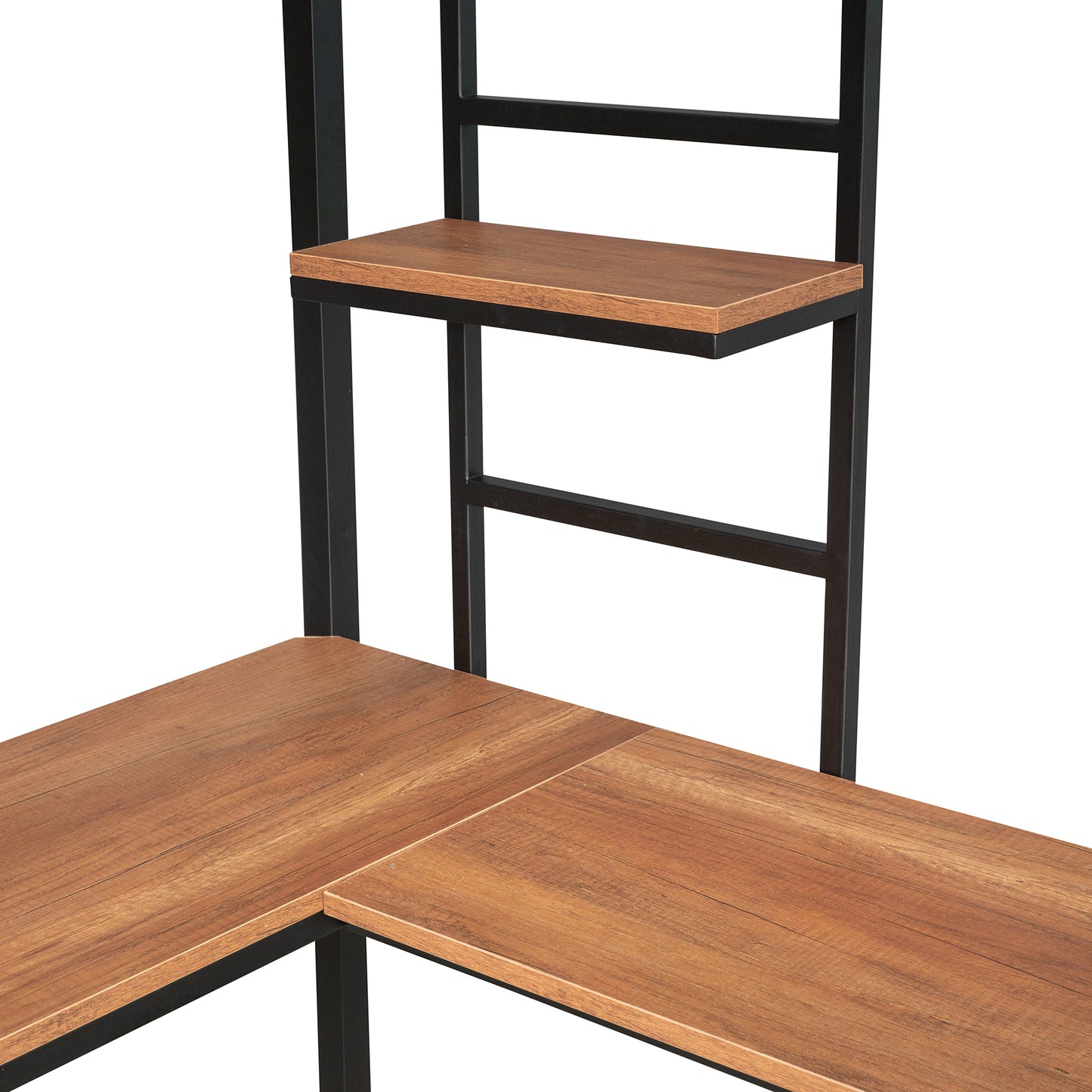 Venetian Vista Loft Bed  With Desk -Black
