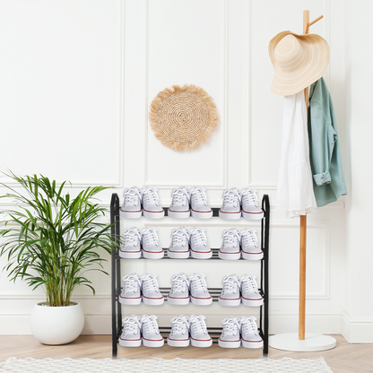Stack Pro 4-Tier Stackable Shoe Rack