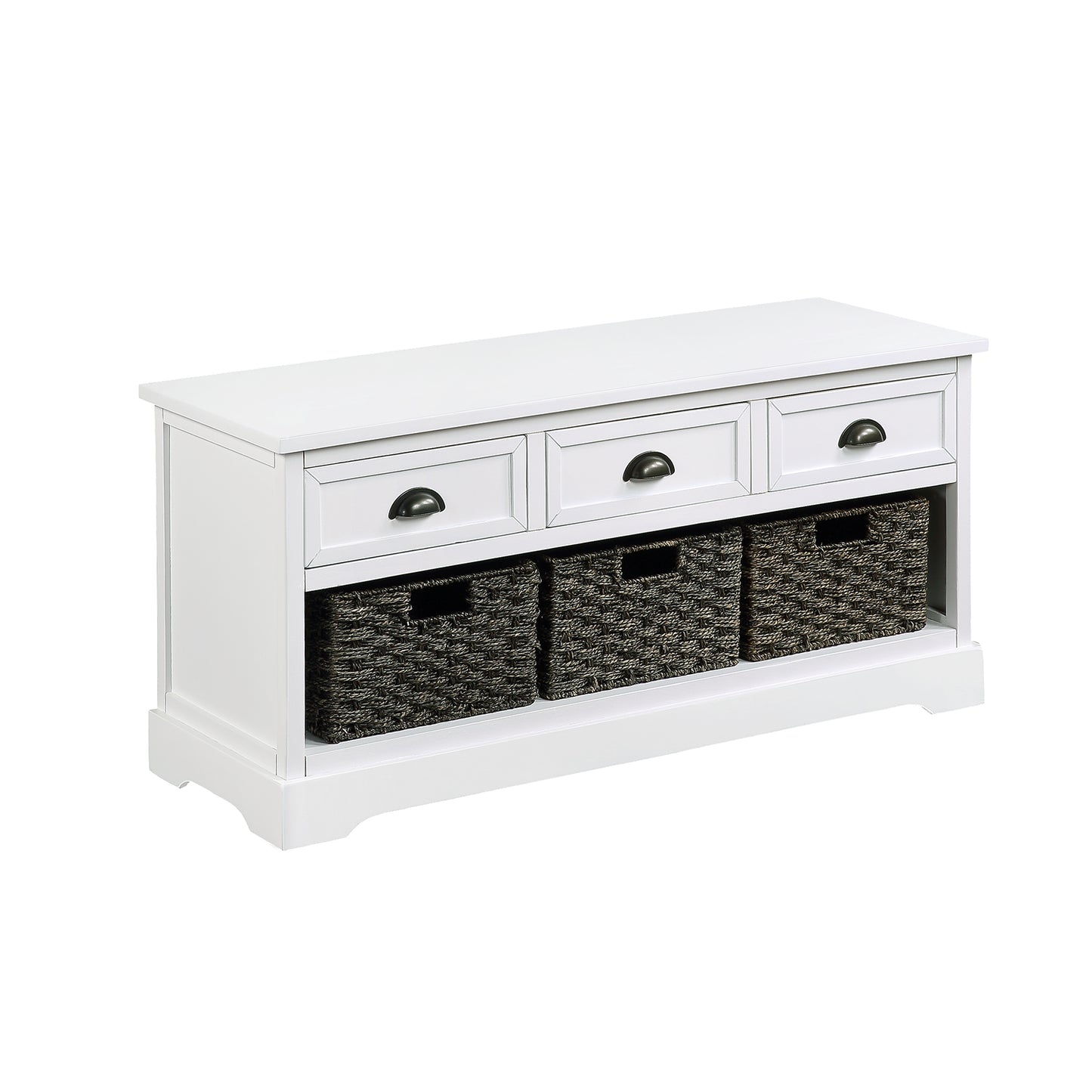 Elegant Essence Wood Storage Bench
