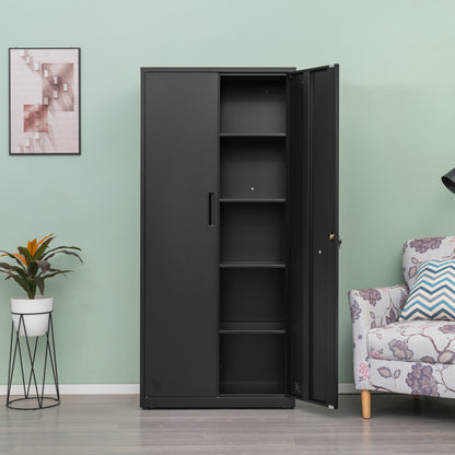 Space Max Storage Cabinet - Black