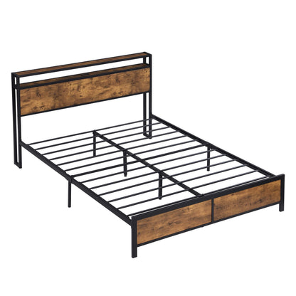 Rustic Glow Bed Frame