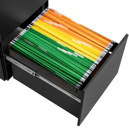 Secure File Cabinet - Black