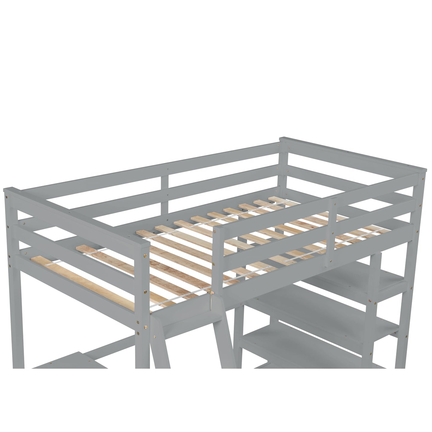Gray Haven Loft Bed
