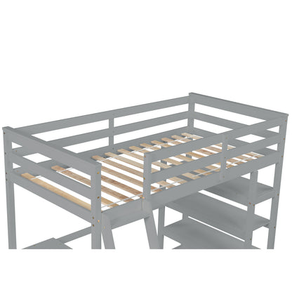 Gray Haven Loft Bed
