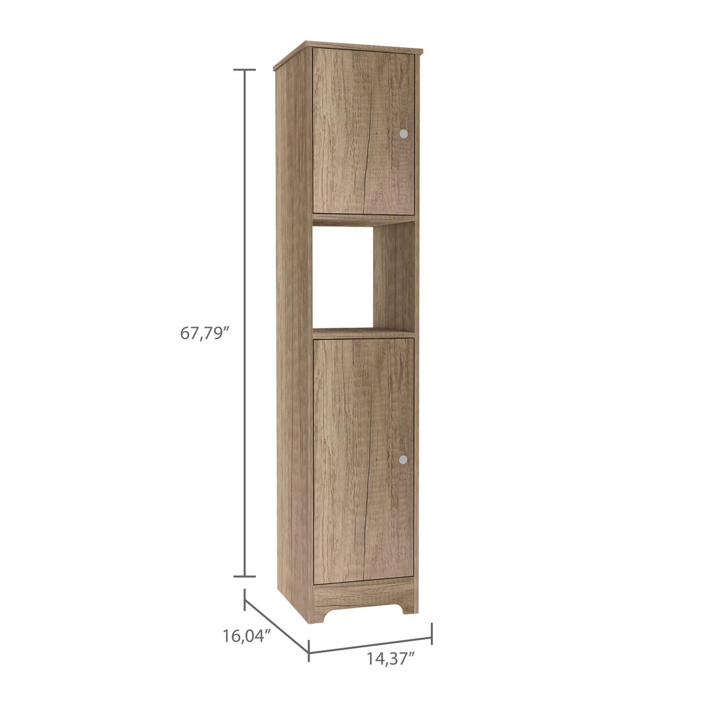 Iris Linen Cabinet  - Light Oak