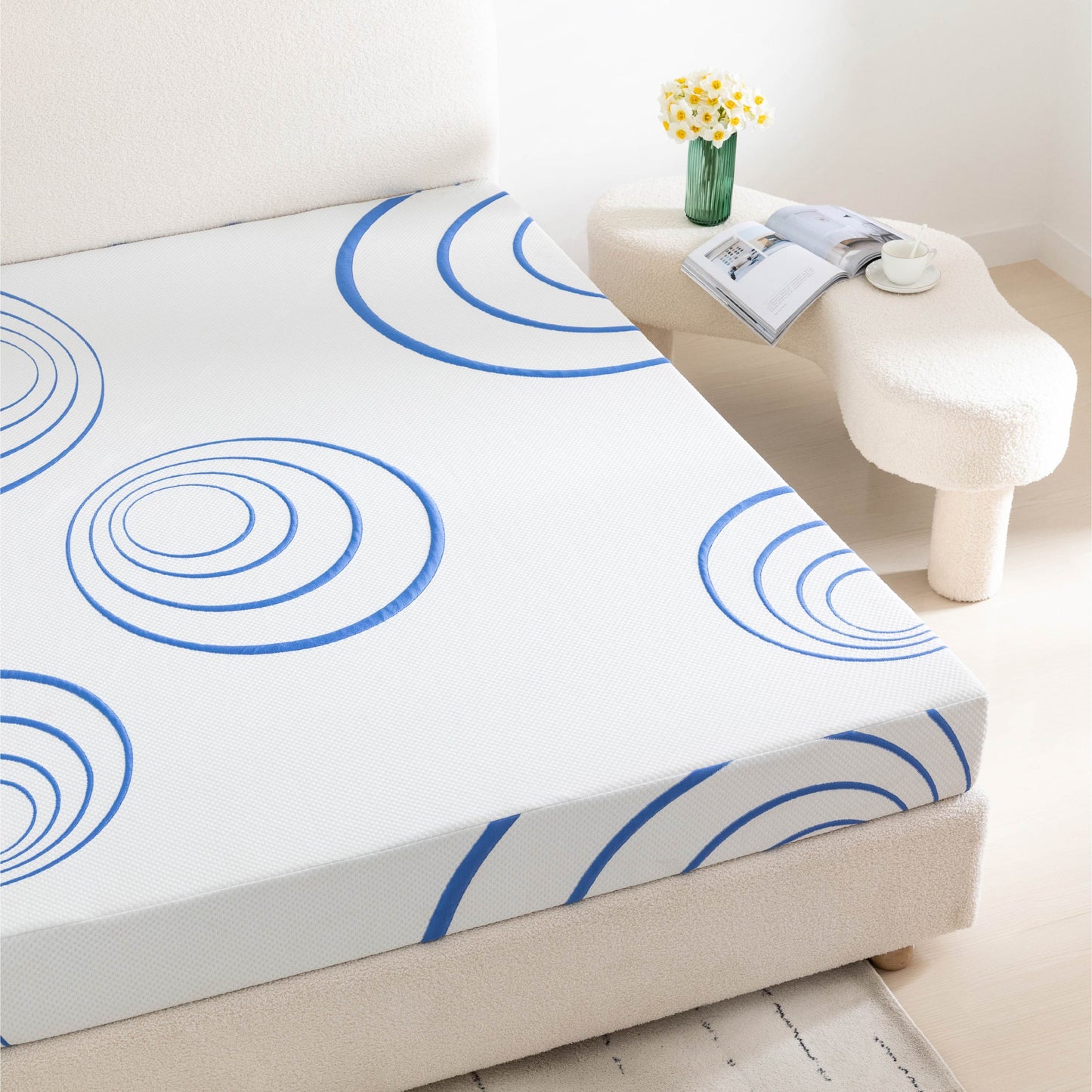 Bamboo Charcoal Infused Gel Memory Foam  8" Mattress - Queen