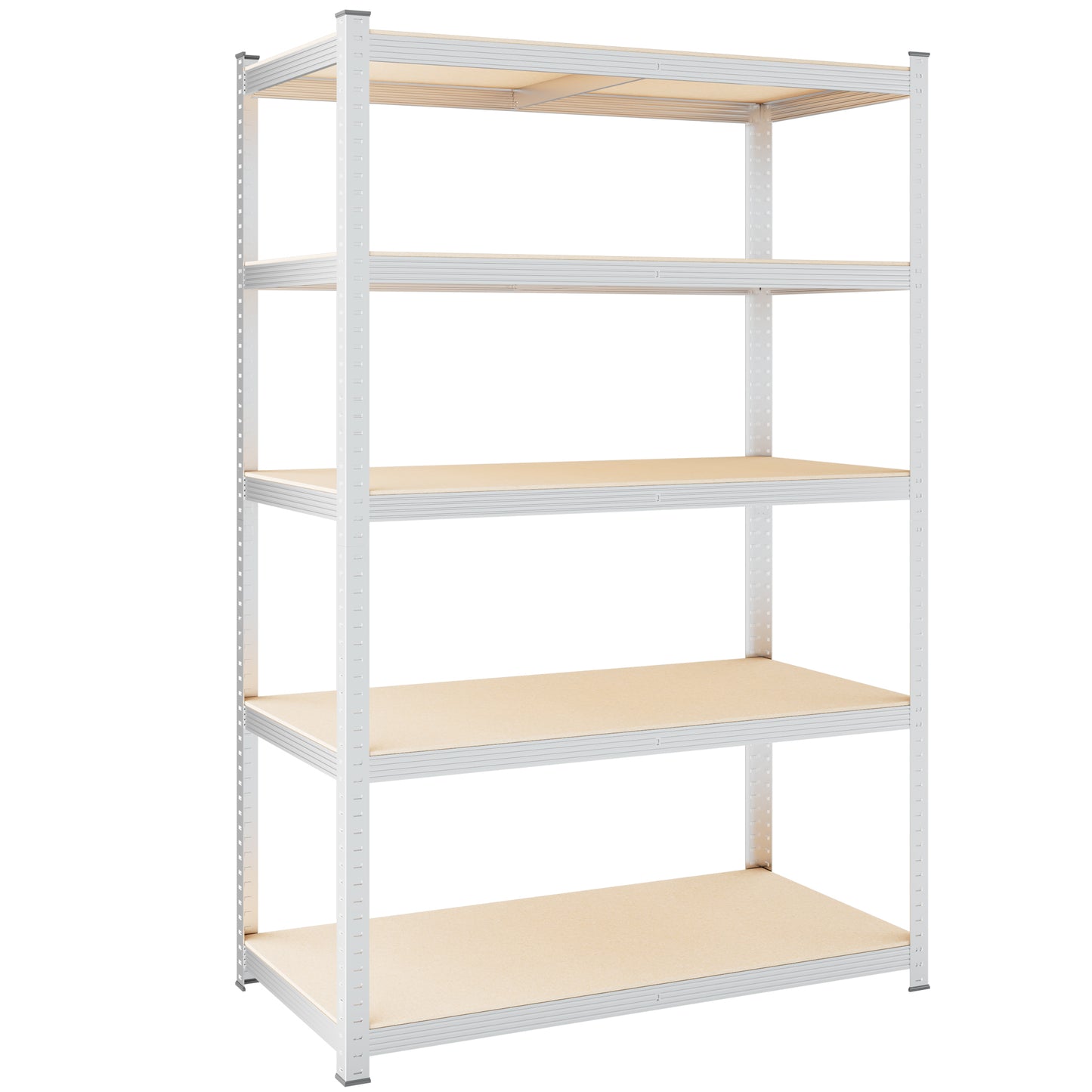 Silver Max Storage 5-Tier Utility Shelves - L