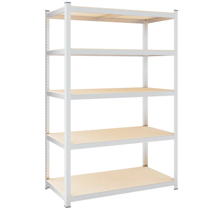 Silver Max Storage 5-Tier Utility Shelves - L