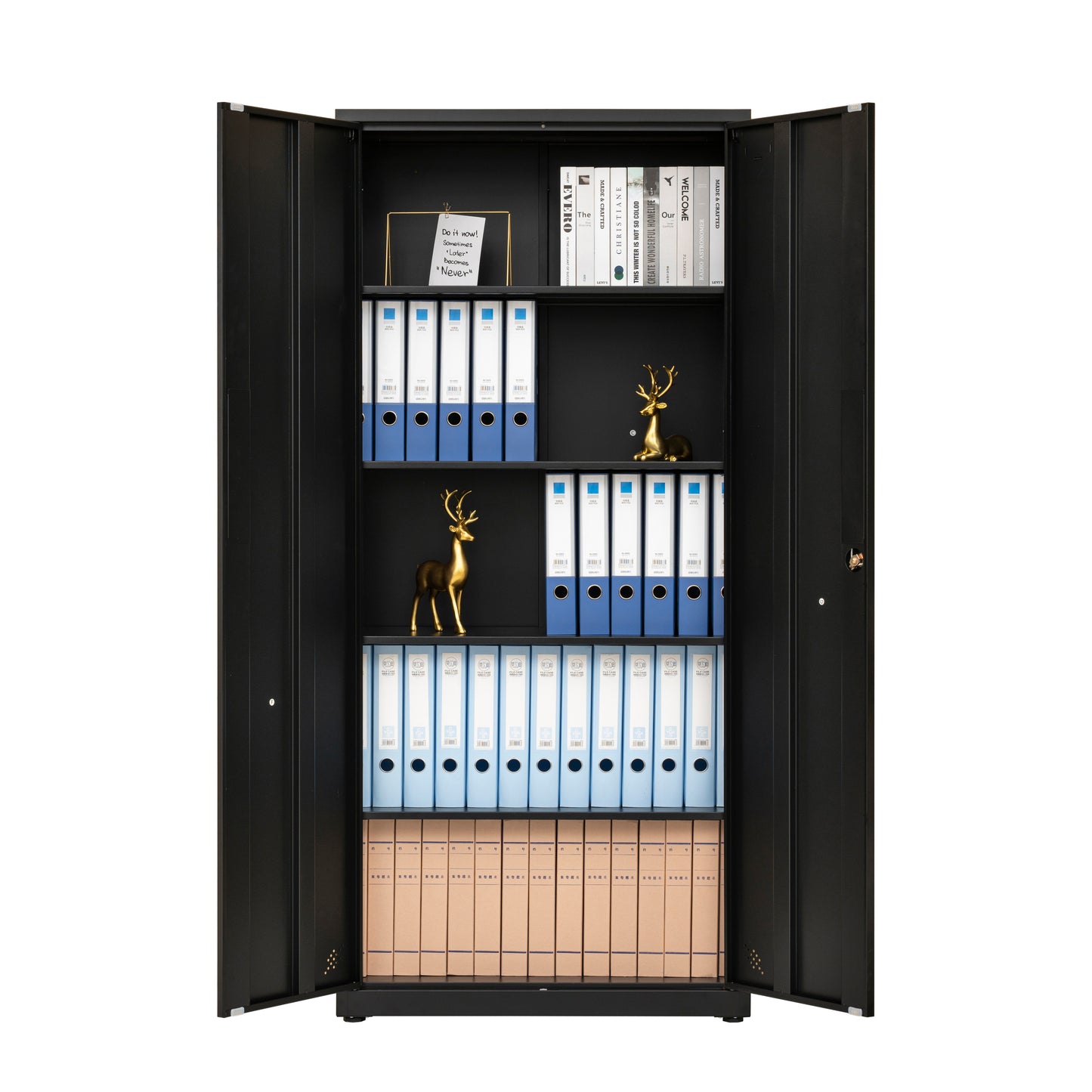 Space Max Storage Cabinet - Black