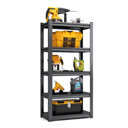 Adjustable Metal Shelving Storage Solution