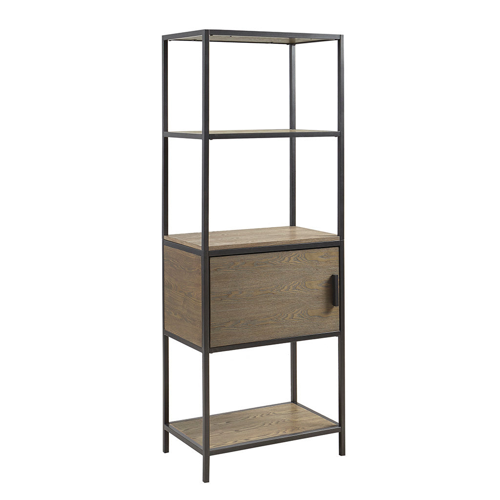 Darley 3-Shelf Bookcase with Storage Cabinet