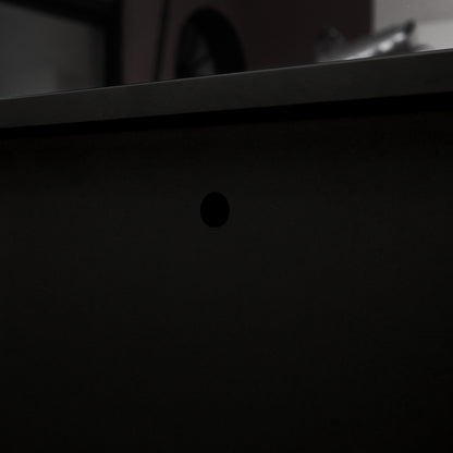 Glossy Glow Sideboard: Modern Storage Cabinet with LED Light