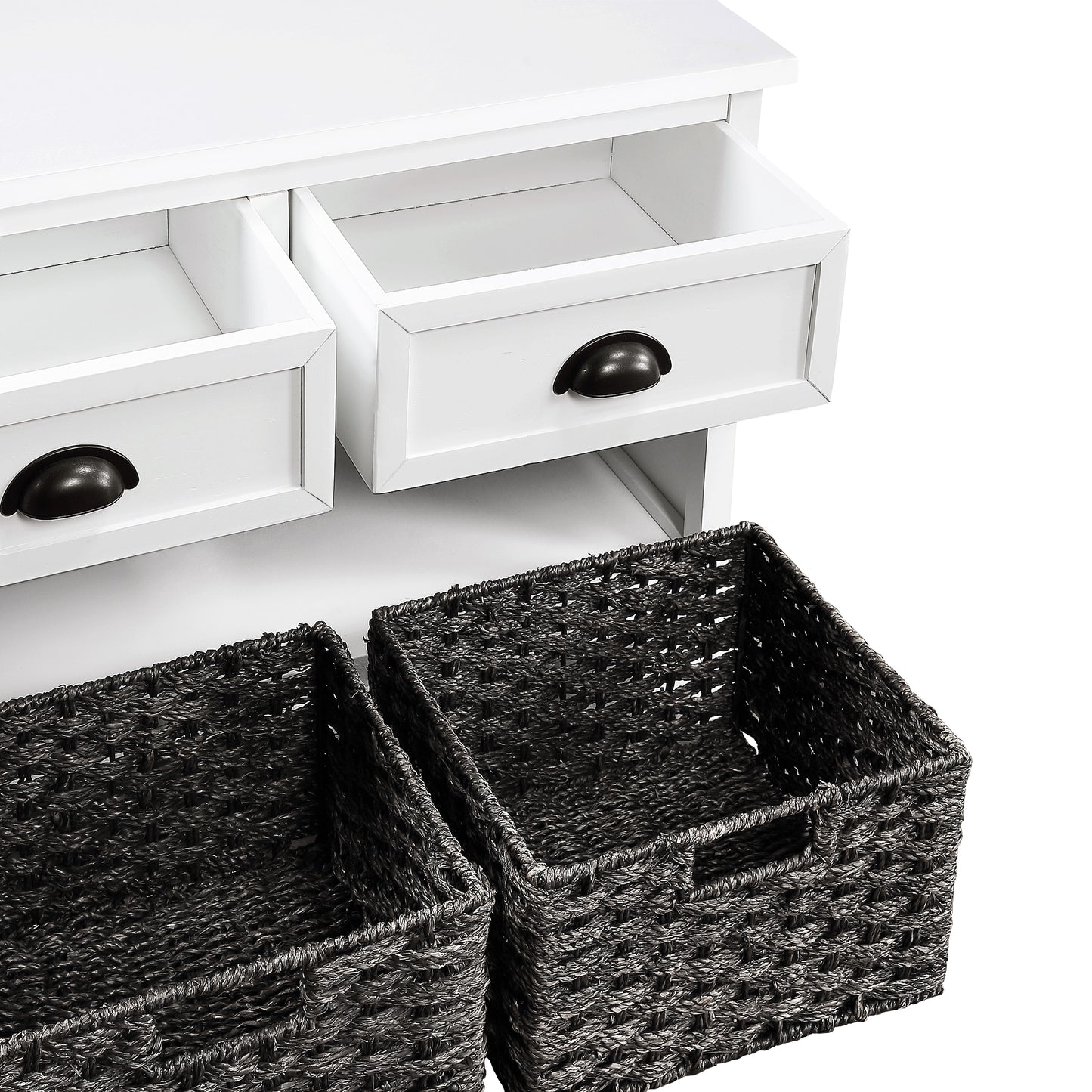 Elegant Essence Wood Storage Bench