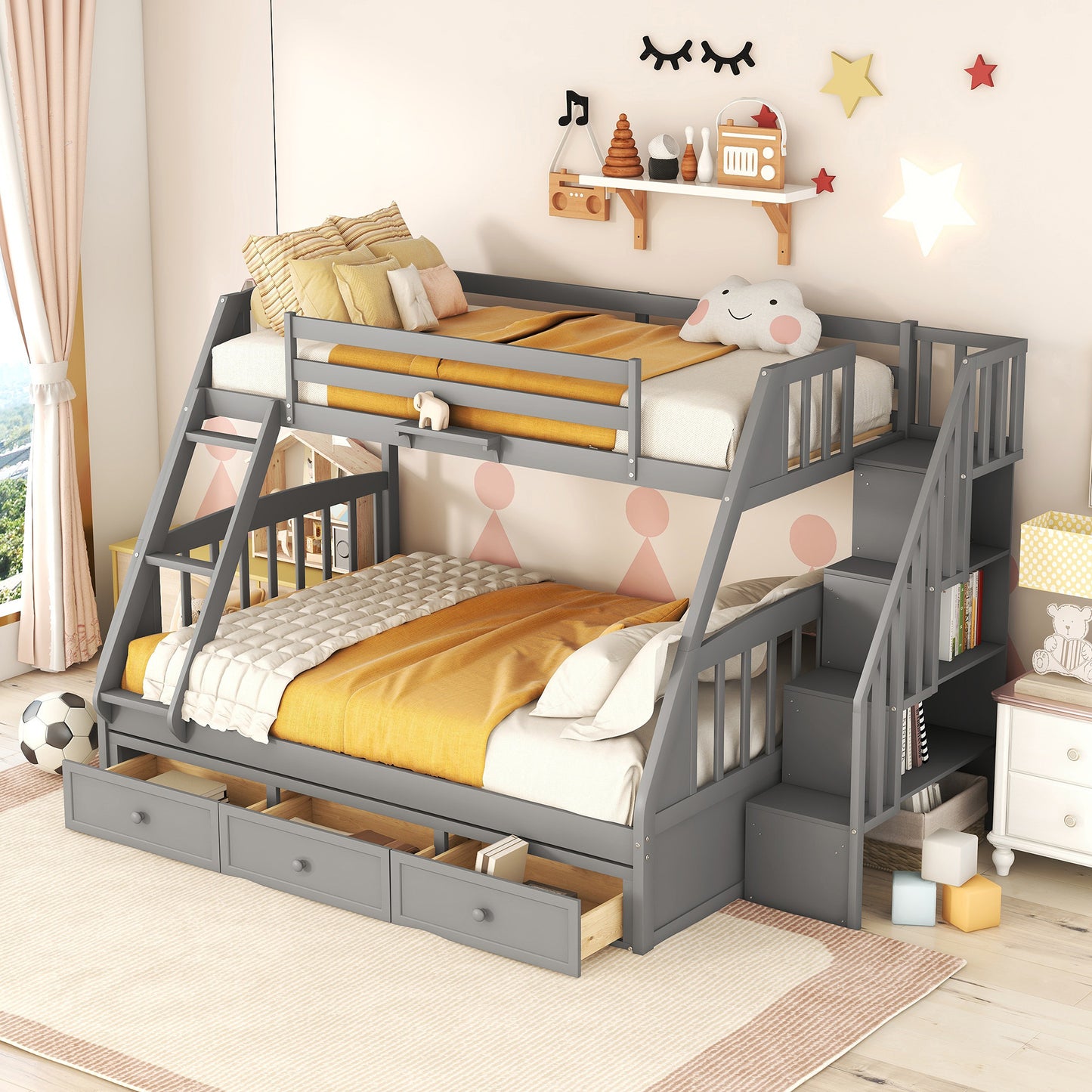 Envision Bunk Bed -Twin-Over-Full Size