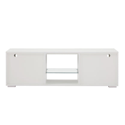 Glowing White TV Oasis