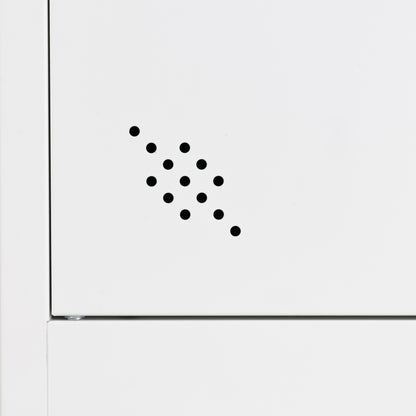 Space Max Storage Cabinet - White
