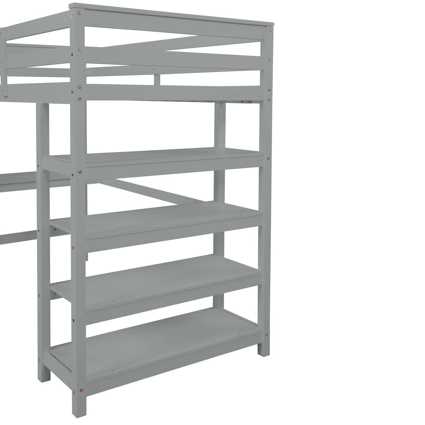Gray Haven Loft Bed