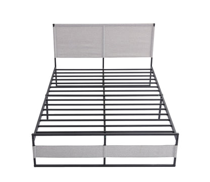 Ovi King Size Metal Bed Frame - Gray