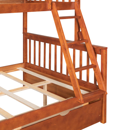Walnut Haven Twin-Over-Full Bunk Bed