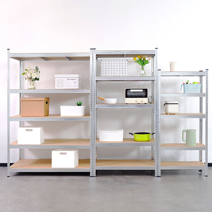 Silver Max Storage 5-Tier Utility Shelves - L