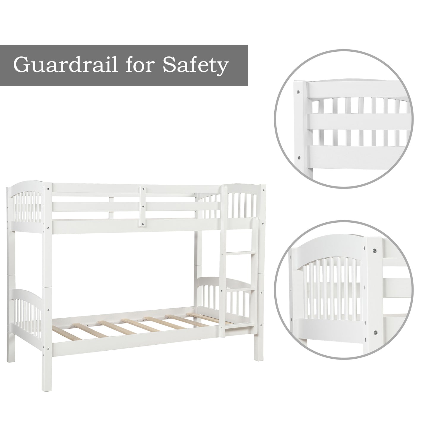 Snowy Peaks Twin Bunk Bed