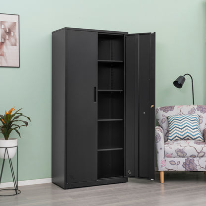 Space Max Storage Cabinet - Black