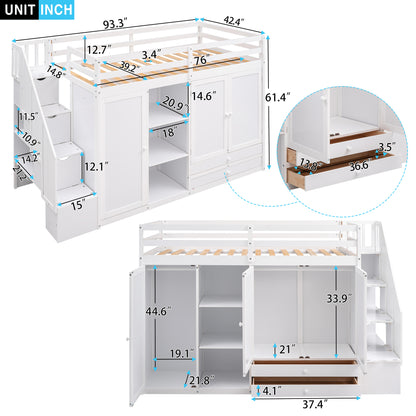 Lofty Haven: The Ultimate Storage Bed