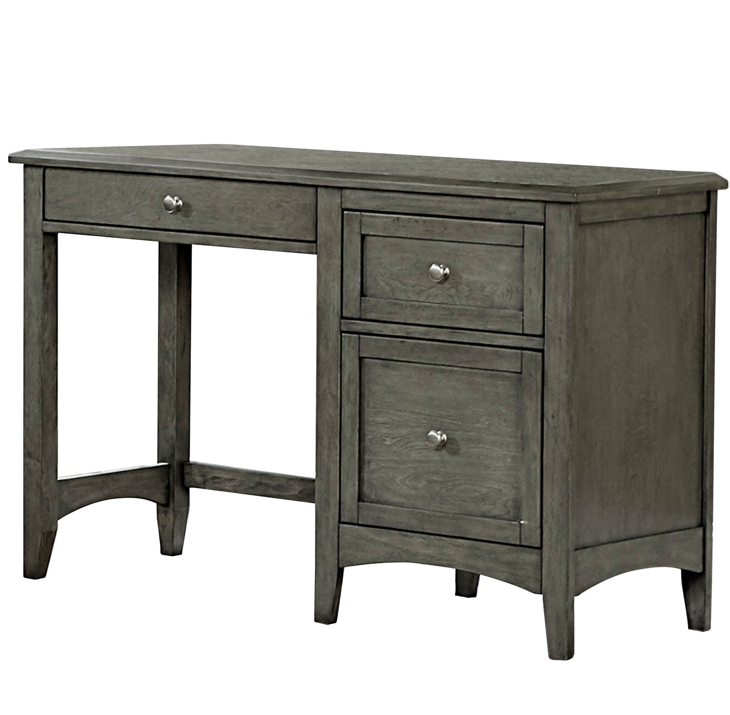 Transitional Styled Writing Desk - Grey