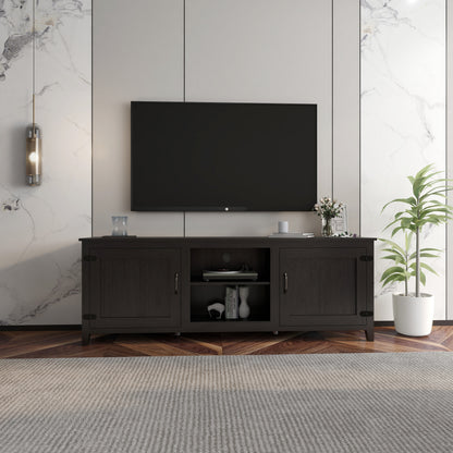 Elegant Ebony Entertainment Hub