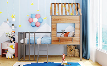 Silver Sky Loft Bed