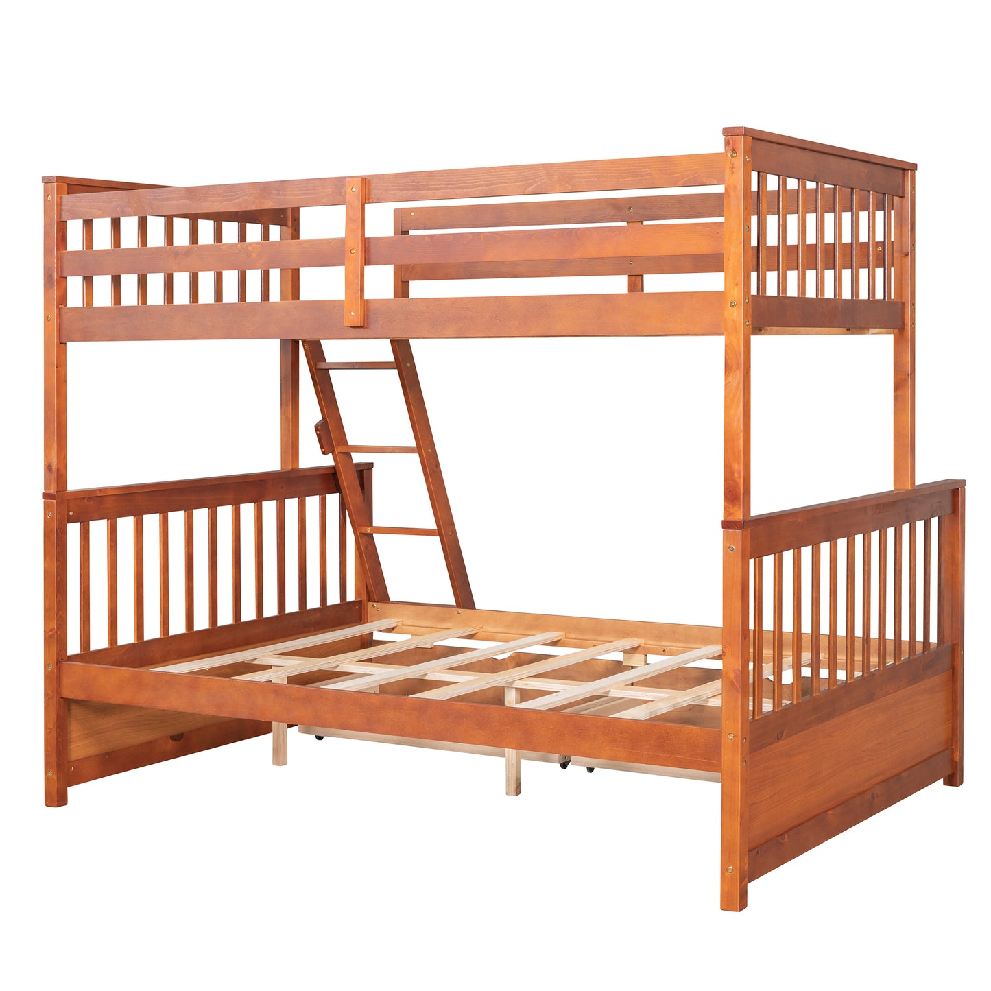 Walnut Haven Twin-Over-Full Bunk Bed