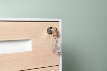Compact 3 Drawer Mobile File Cabinet - Chery