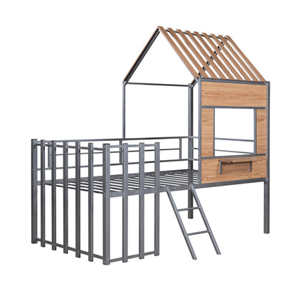 Silver Sky Loft Bed