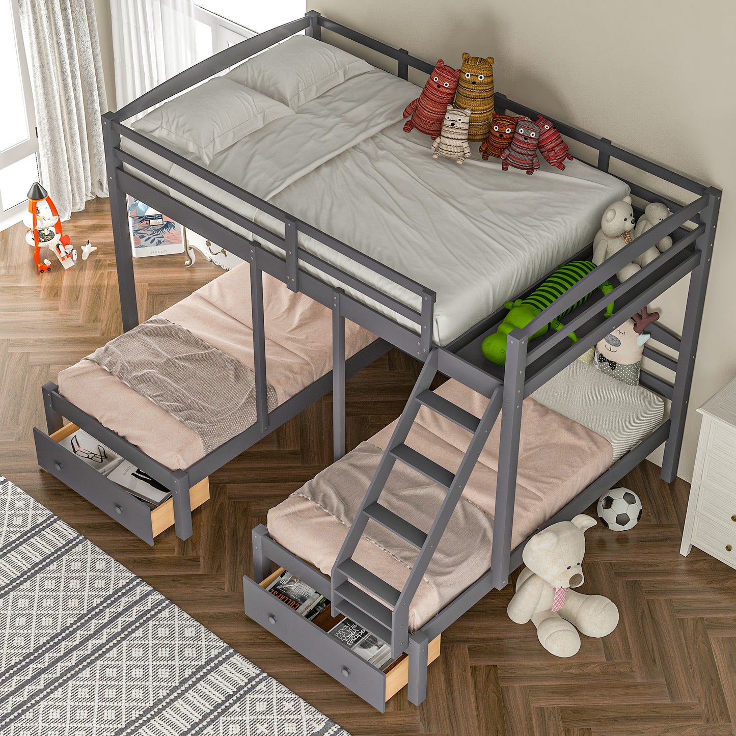 Bunk Bed with Storage