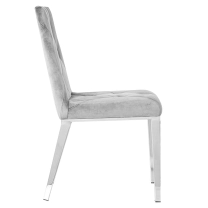 Chrome Luxe Dining Chairs