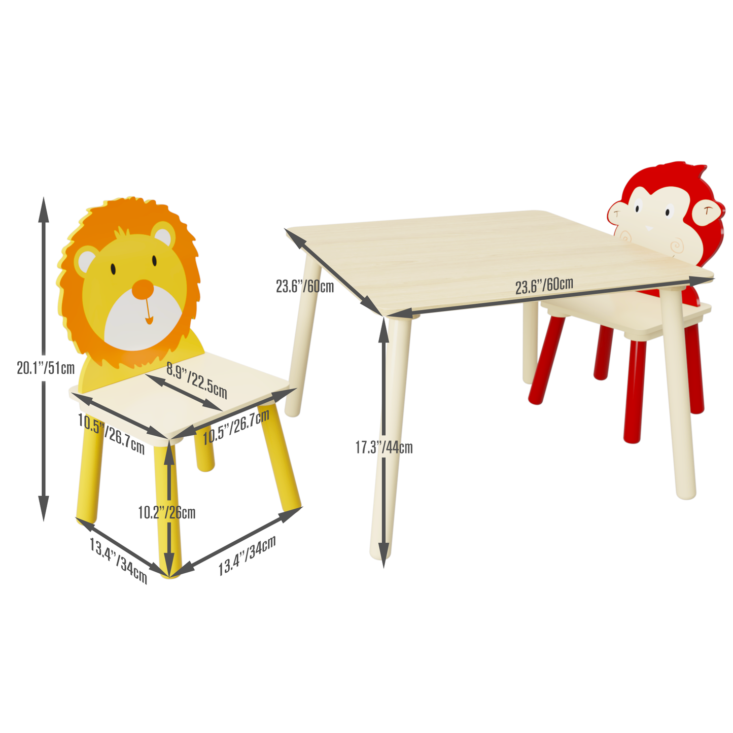 Jungle Adventure Table and Chair Set