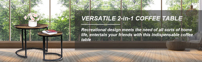 Wooden Blend Side Tables