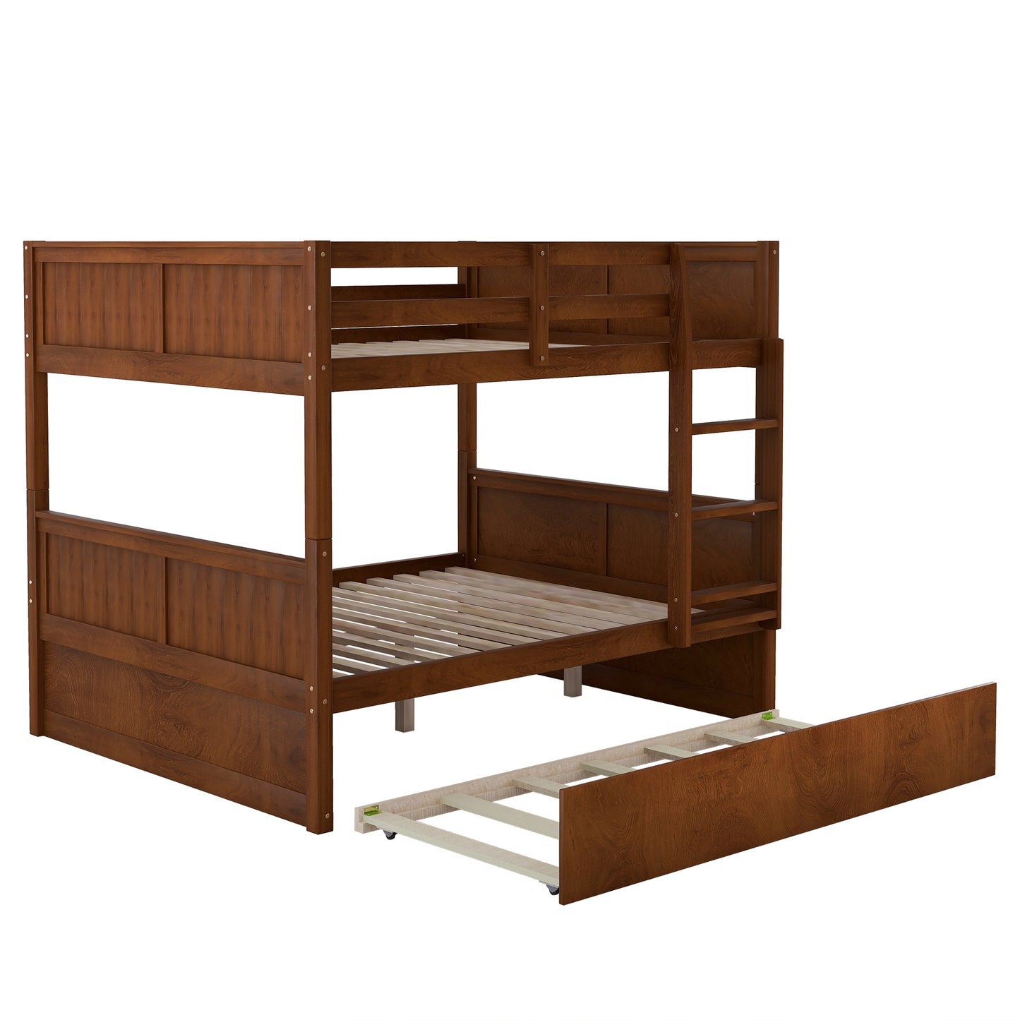 Walnut Dreamland Bunk Bed with Twin Trundle