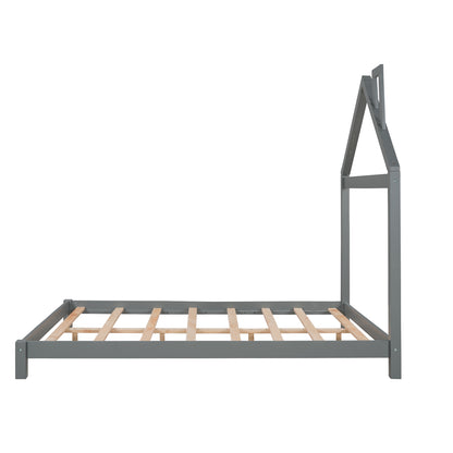 CozyHaven Gray House Bed
