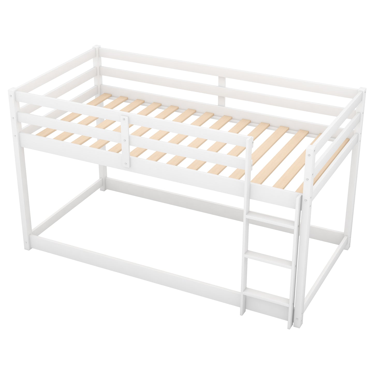 Cloud Haven Twin Bunk Bed - White