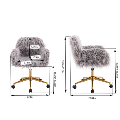 Luxury Lush Faux Fur Glam Chair