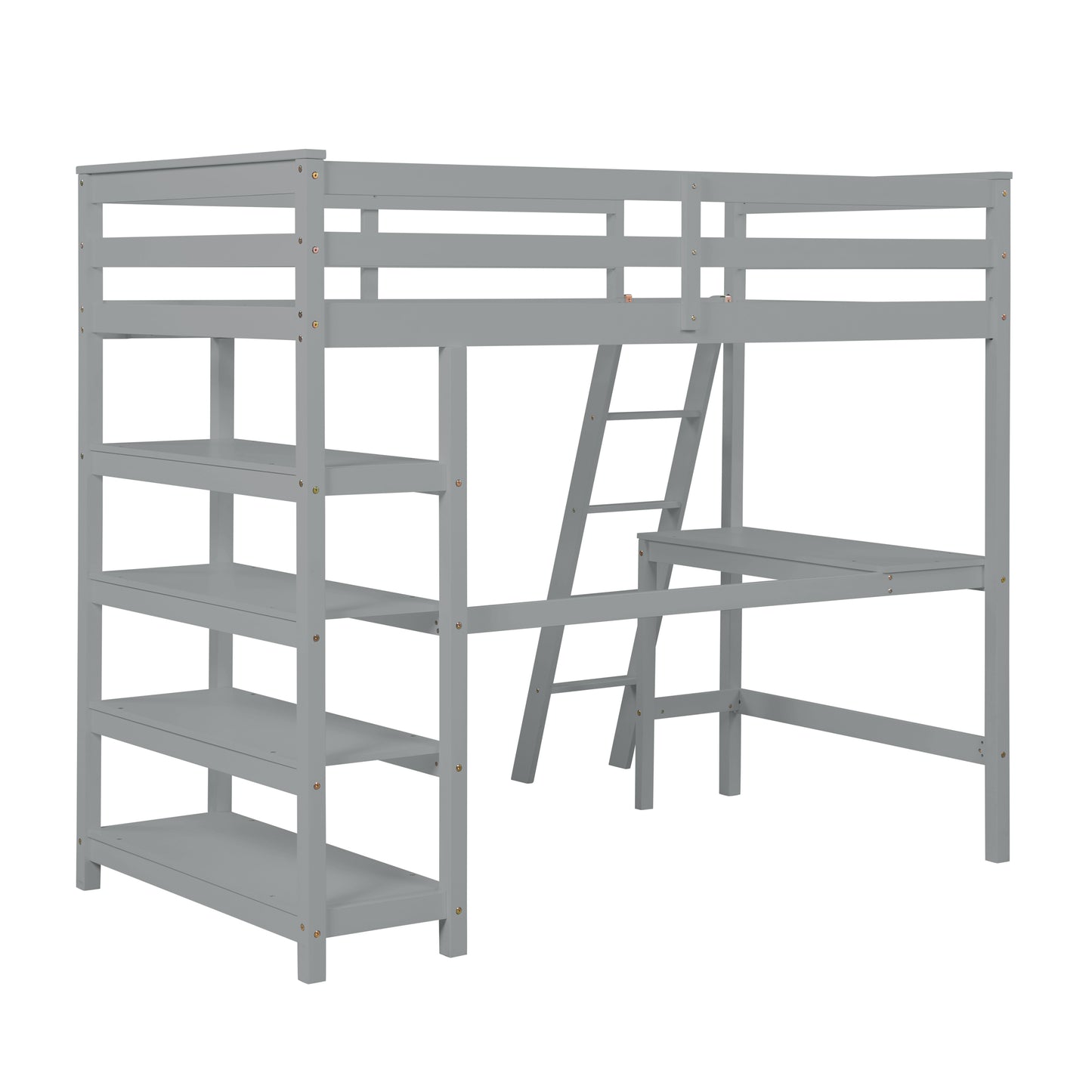 Gray Haven Loft Bed