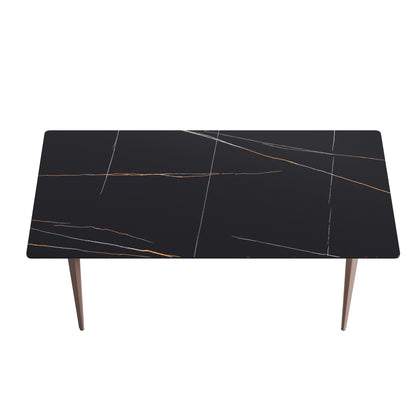 Elegant Ebony Dining Table