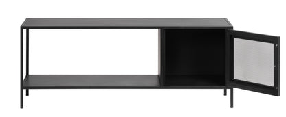 Noir III Metal Mesh Door Storage Bookcase
