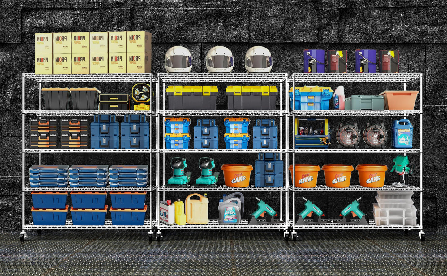Heavy duty Adjustable shelving and racking