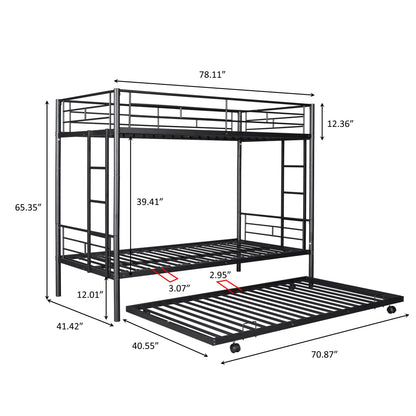 Twin Haven Bunk Bed with Trundle