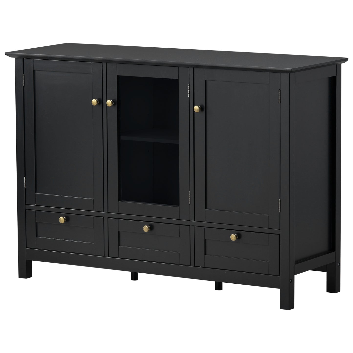Elegant Living Console - 44.9'' Accent Cabinet with Doors and Drawers