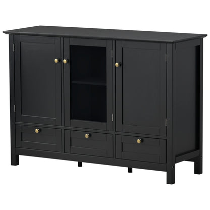 Elegant Living Console - 44.9'' Accent Cabinet with Doors and Drawers