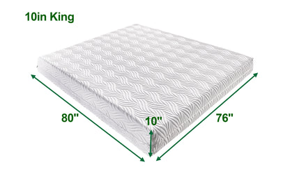 Bliss Memory Foam 10" Mattress - King