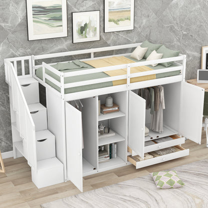 Lofty Haven: The Ultimate Storage Bed